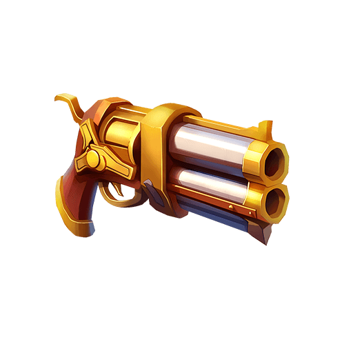 Gilded Two-Shooter